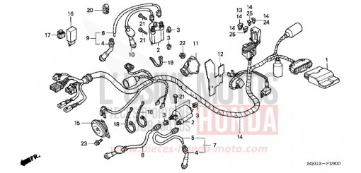 WIRE HARNESS VT750C6 de 2006